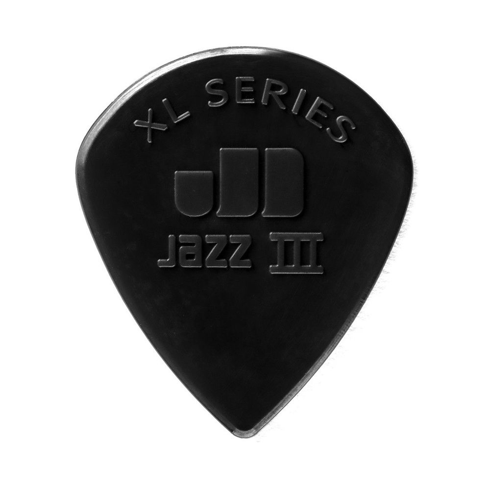 Медиаторы dunlop 47rxls jazz iii xl black, 1 шт #1