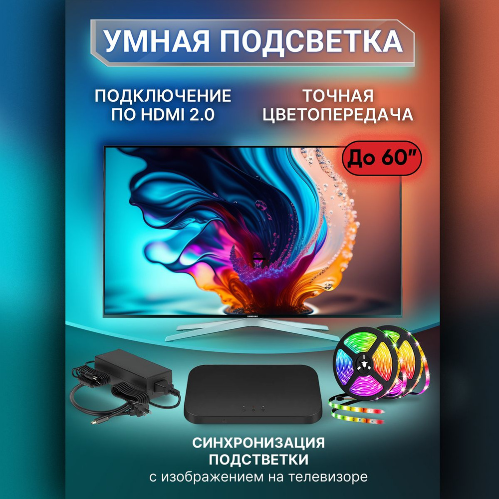 AmbiLight Светодиодная лента, 60 LED/m #1