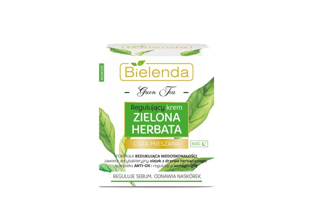 Регулирующий ночной крем для лица BIELENDA GREEN TEA, 50 мл #1