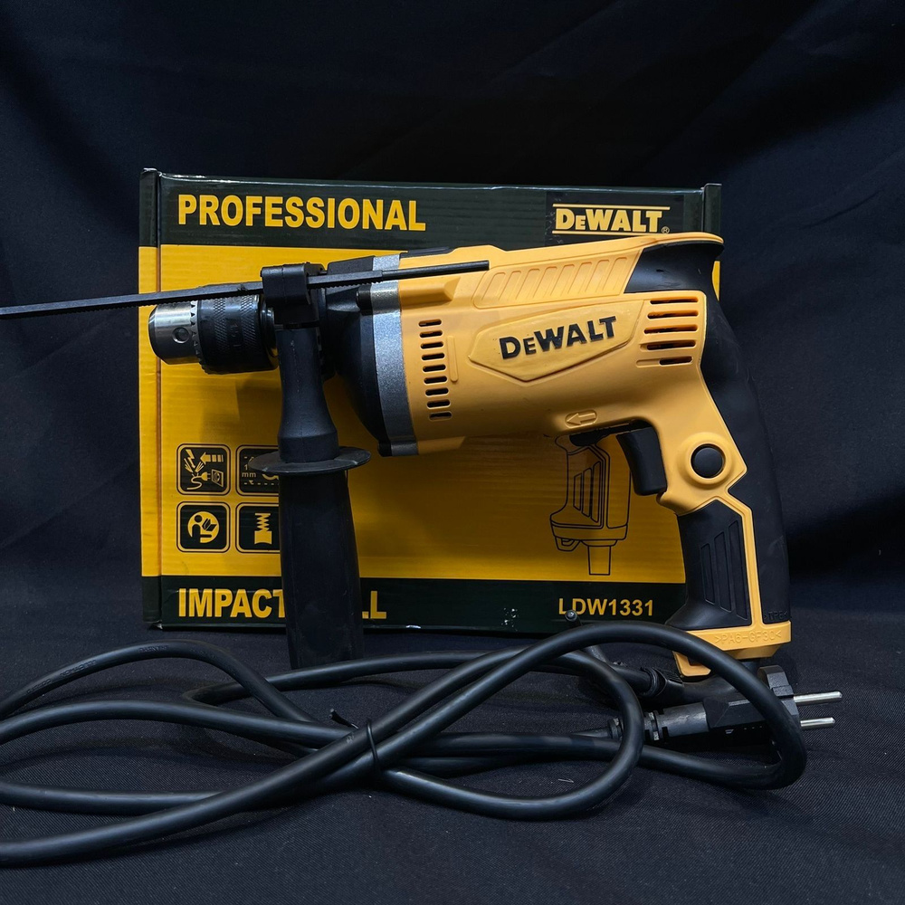 Дрель ударная сетевая DeWalt 800W #1