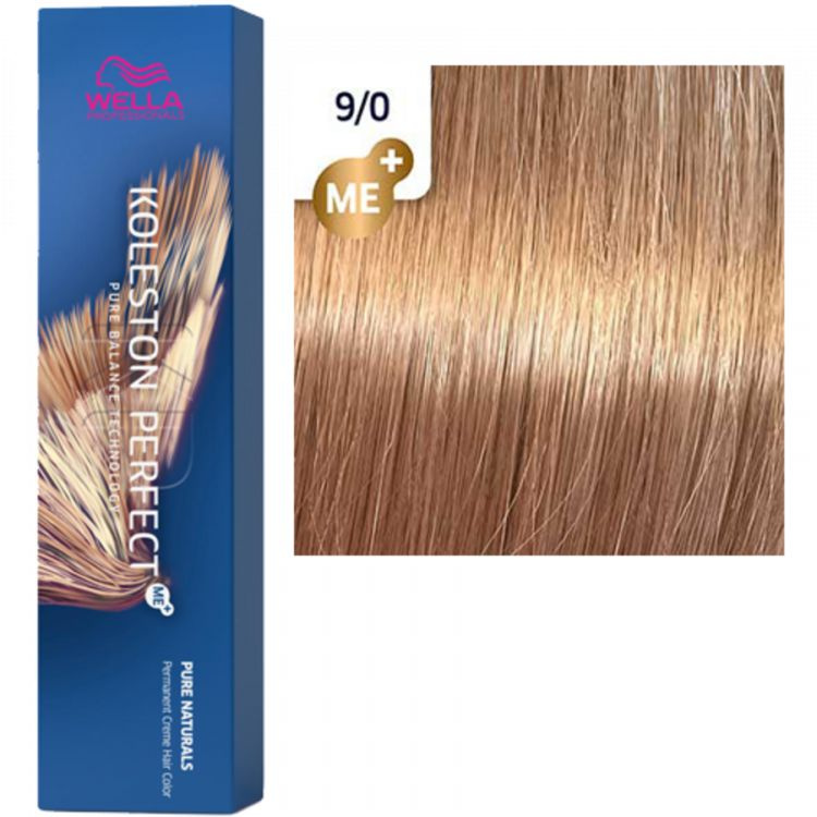 Wella professional Koleston Perfect крем-краска 9/0 очень светлый блонд натуральный - 60 мл  #1