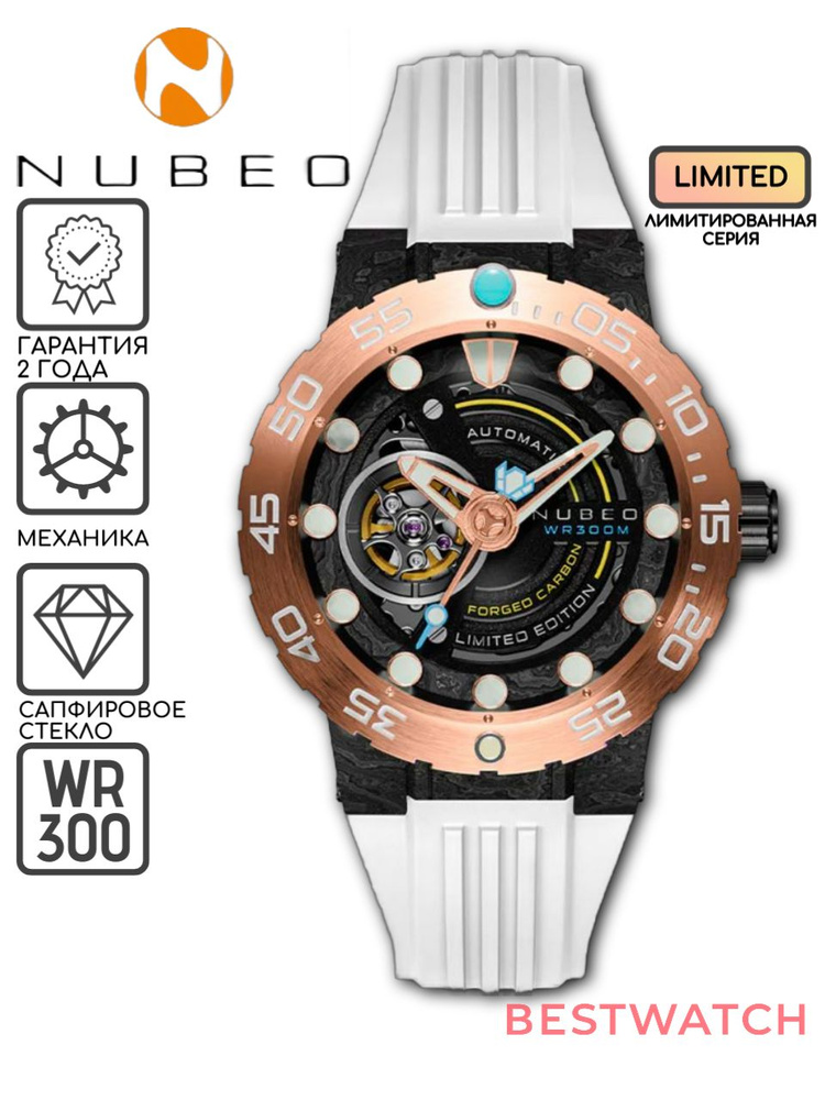 Мужские наручные часы Nubeo OPPORTUNITY AUTOMATIC NB-6085-06 #1