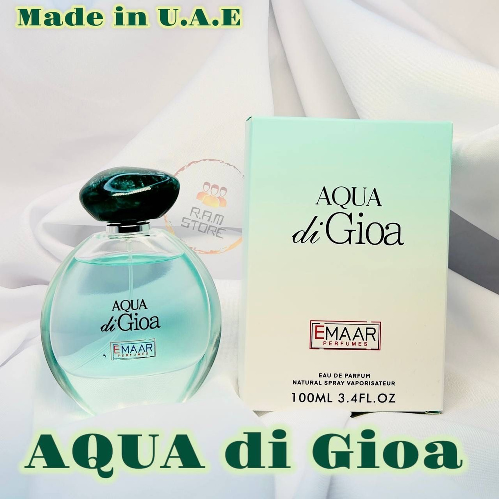 EMAAR PERFUMES Духи AQUA di Gioa, Аква ди джио женские, acqua di gioia 100 мл #1