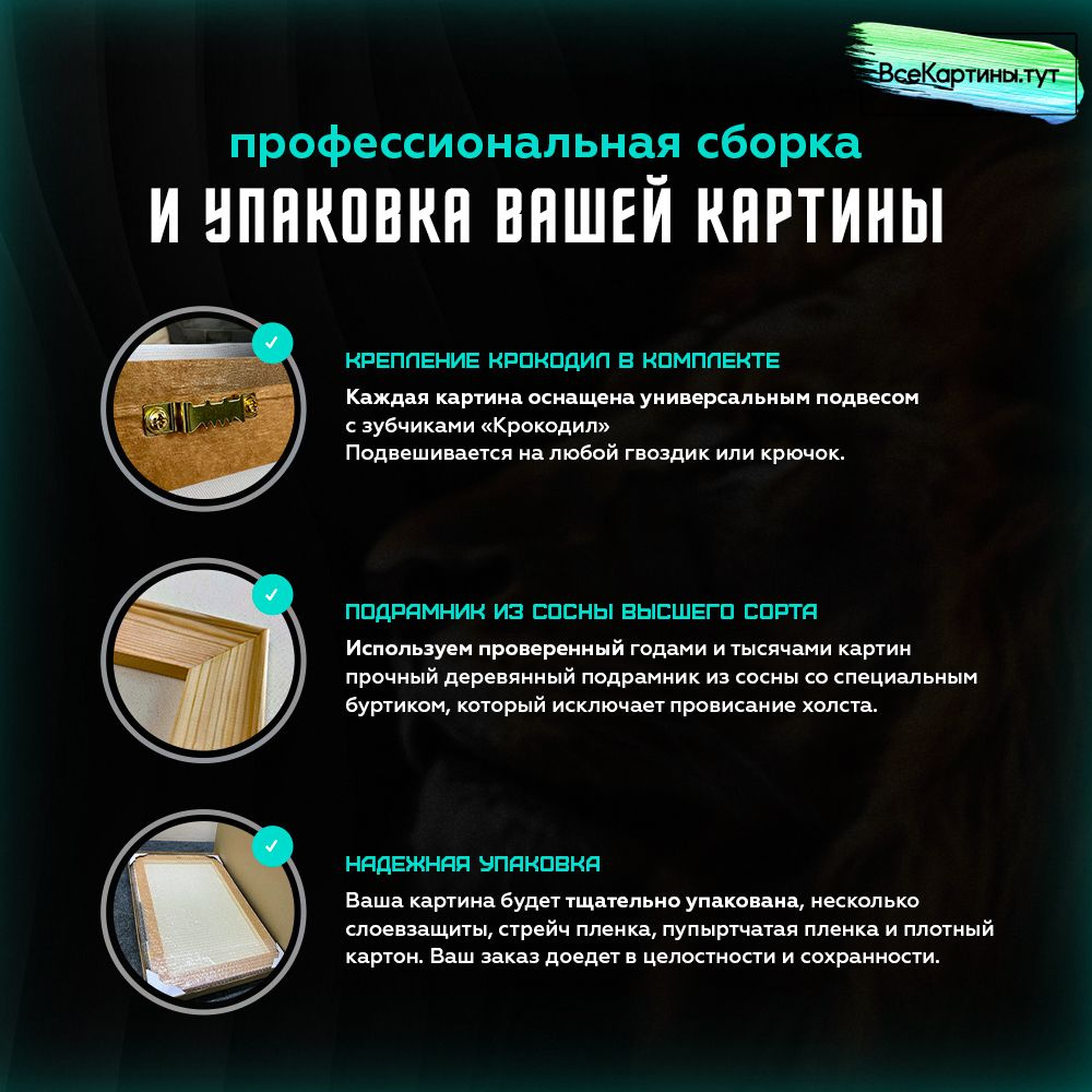 Картина окно, картина с видом на Зебр, 40х60 см. #1
