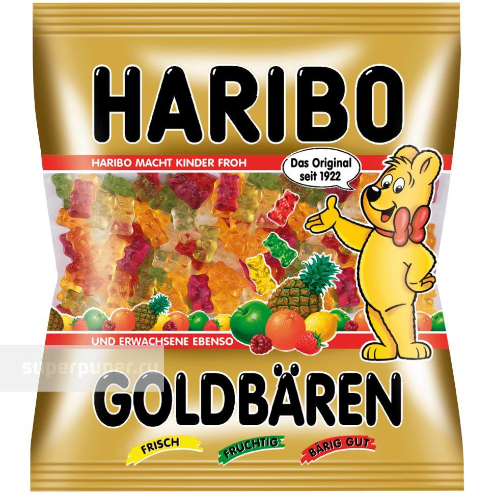 Мармелад жевательный мишки Haribo 175 грамм Германия #1