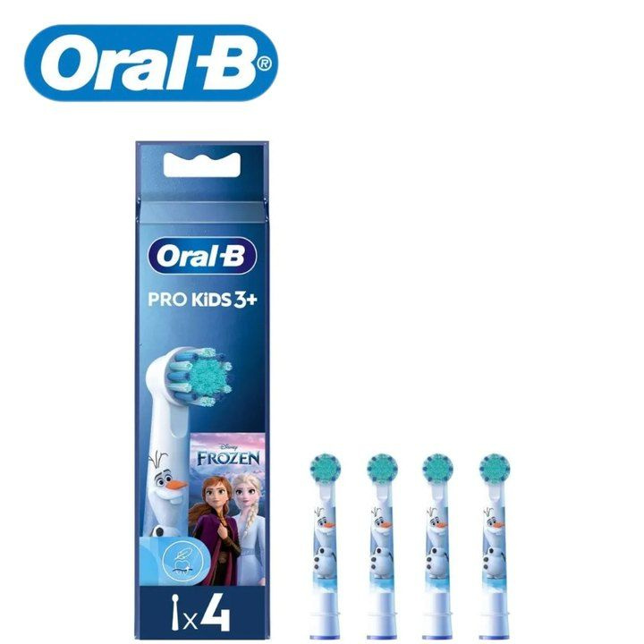 Сменные насадки для детской электрической зубной щетки Oral B EB10-4 Frozen, 4 шт.  #1