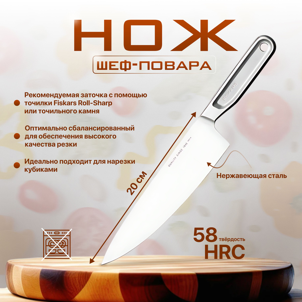 Fiskars Нож столовый, 1 предм. #1