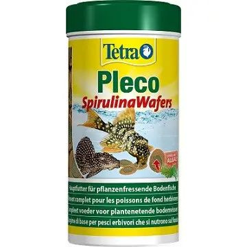 TetraPleco Spirulina Wafers корм для сомов чипсы 250 мл #1