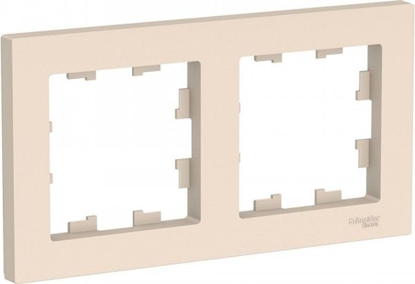 Рамка 2-м AtlasDesign универс. беж. Schneider Electric ATN000202 5шт #1