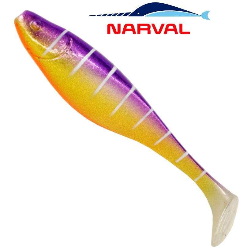 Приманка силиконовая Narval Commander Shad 10cm цв. #031 Baby Chu / Виброхвост для джига на судака, щуку #1