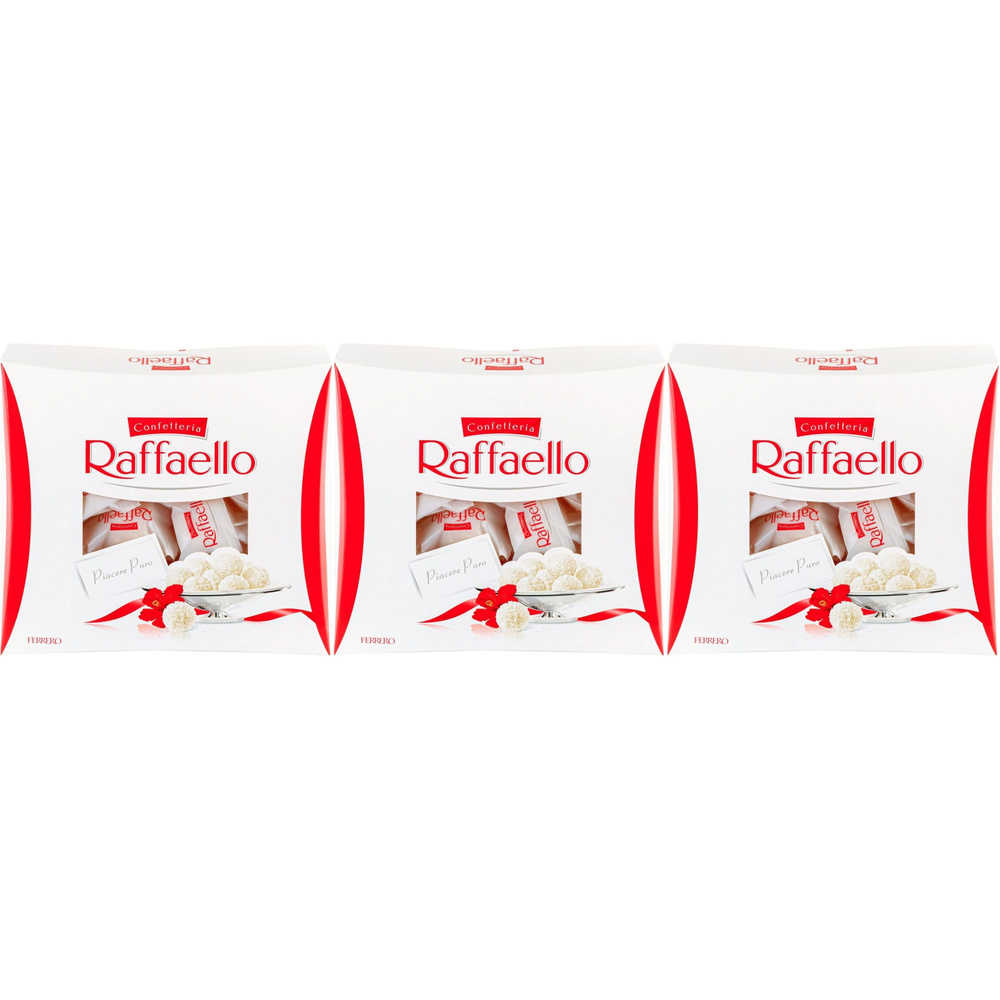 Конфеты вафельные Raffaello 240 г, набор: 3 штуки #1