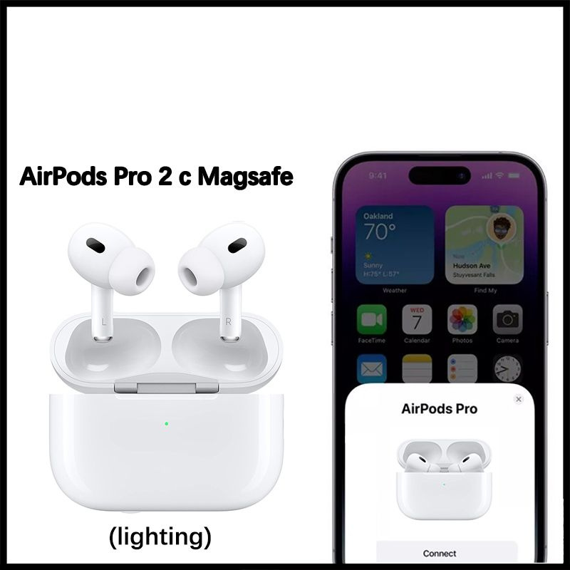 Наушники беспроводные c шумоподавлением AirPods Pro 2 (lighting) , белое  #1