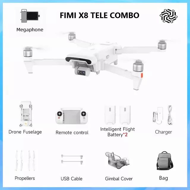 Квадрокоптер Fimi X8SE 2024 TELE combo 2 АКБ + Сумка + СБРОС #1