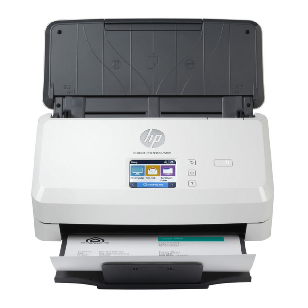 Документ-сканер протяжный HP ScanJet Pro N4000 #1