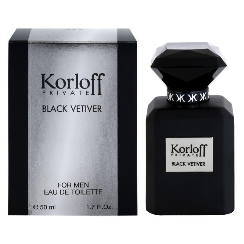 KORLOFF PARIS PRIVATE BLACK VETIVER туалетная вода 50мл #1