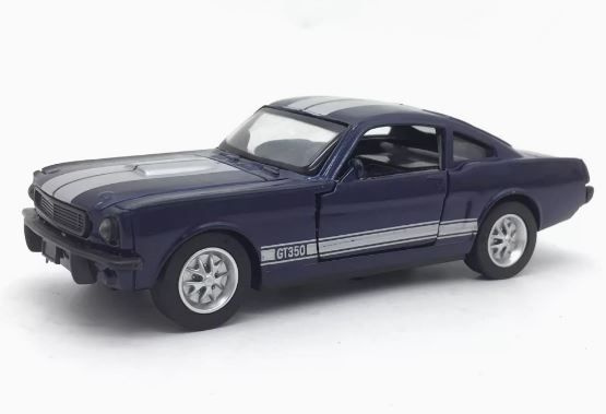 Модель машины металлическая Shelby Mustang GT350, 1:32 синяя #1