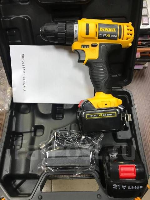 Гайковерт аккумуляторный ударный, шуруповерт бесщеточный DeWalt XR, 21V, 5.0 Ah  #1