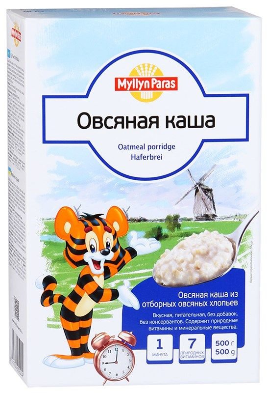 Каша Myllyn Paras Тигренок овсяная, 500г #1