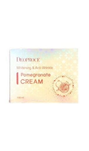 Deoproce Отбеливающий крем для лица против морщин Whitening And Anti-Wrinkle Pomegranate Cream, с экстрактом #1