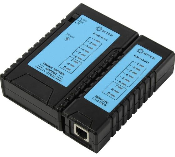 Сетевой тестер кабеля 5Bites UTP/FTP/STP RJ45, TEL RJ11/12 LY-CT003 #1