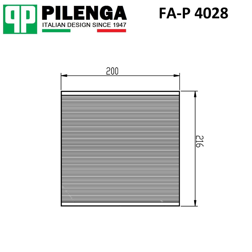 Фильтр салонный угольный NISSAN ?X-TRAIL 01 FA-P4028 Pilenga FA-P4028 #1