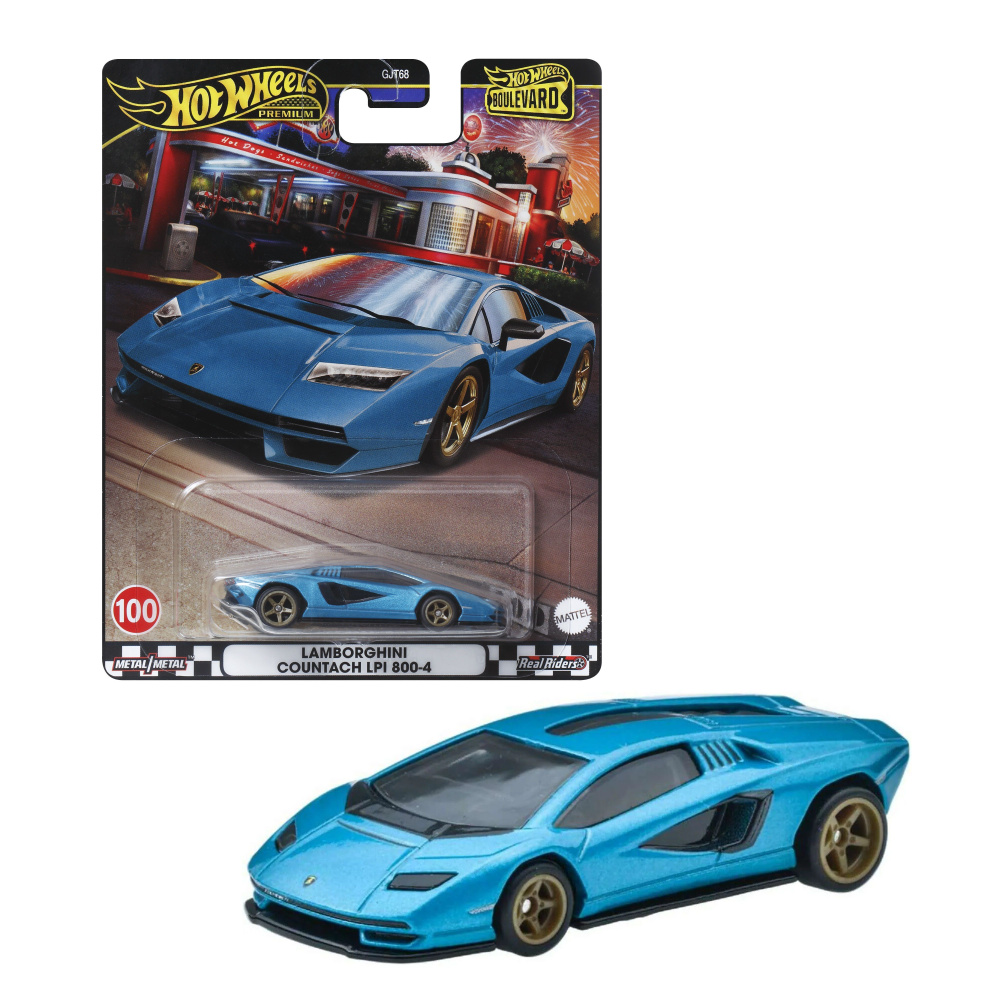 Машинка Hot Wheels HRT70 Boulevard Lamborghini Countach LPI 800-4 2024 #1