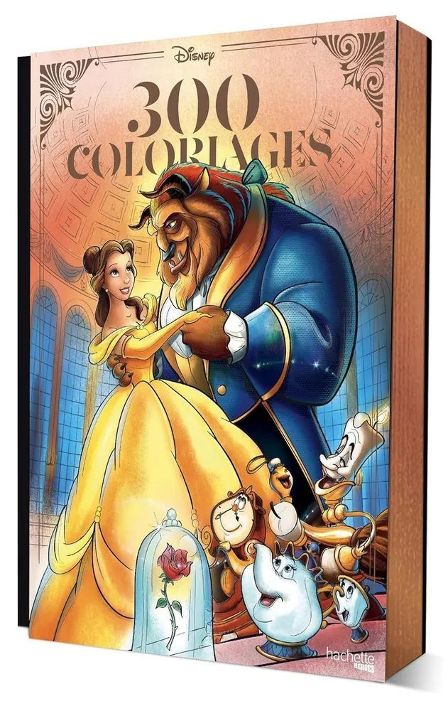 Раскраска по номерам Coloriages Disney - Коллекционная книга 300 coloriages 320 стр. - 2017242209  #1