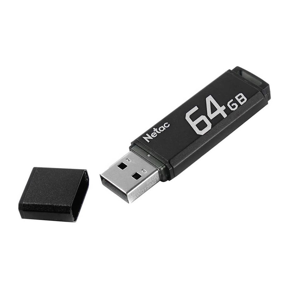 USB Флешка 64 GB Netac U351, USB 3.0, Black #1