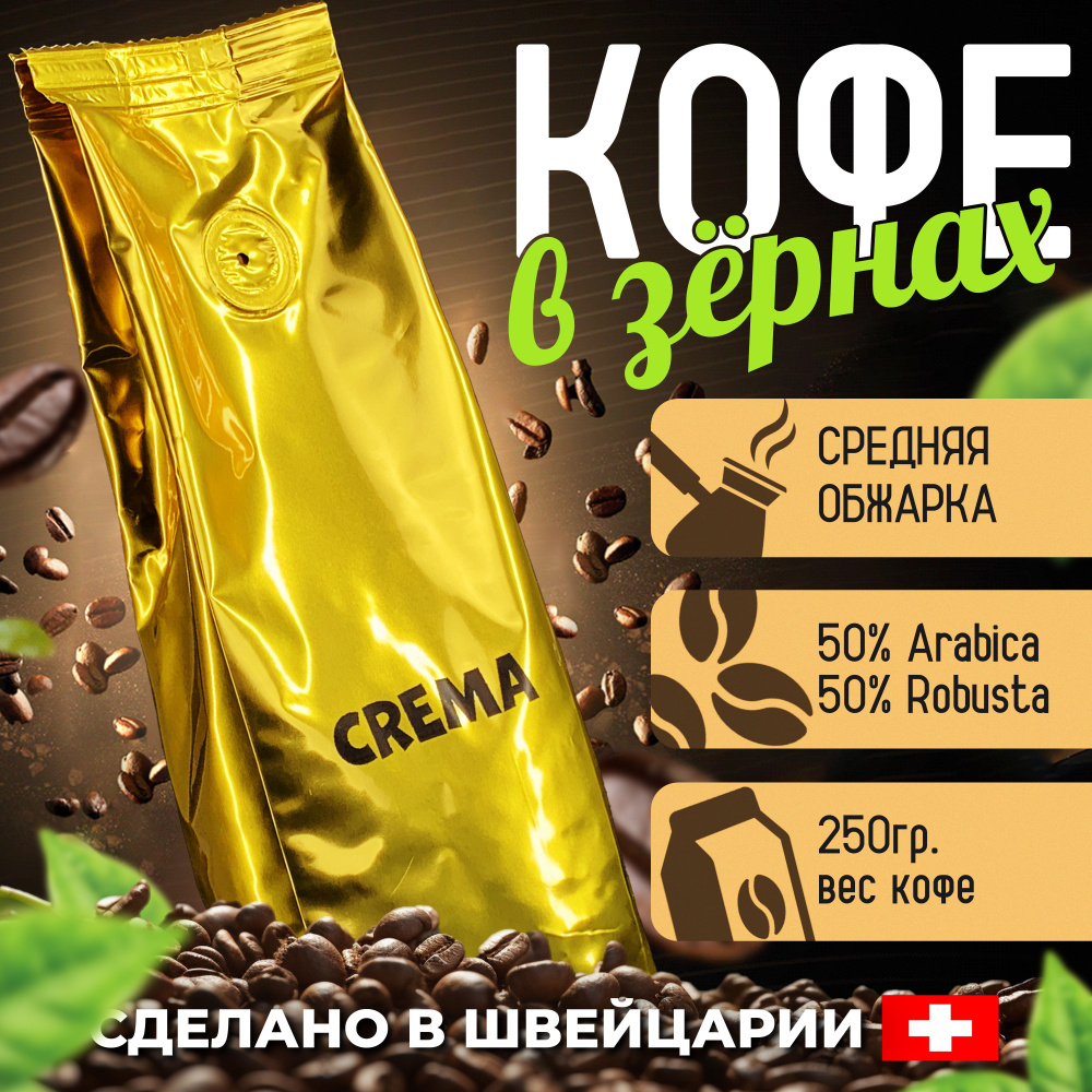 Кофе в зернах Blasercafe Crema 250 гр. #1