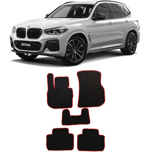 Коврики автомобильные из EVA в салон для BMW X3 G01 БМВ Х3 Г01 ( 2017 2018 2019 2020 2021 2022 2023 г.в) #1