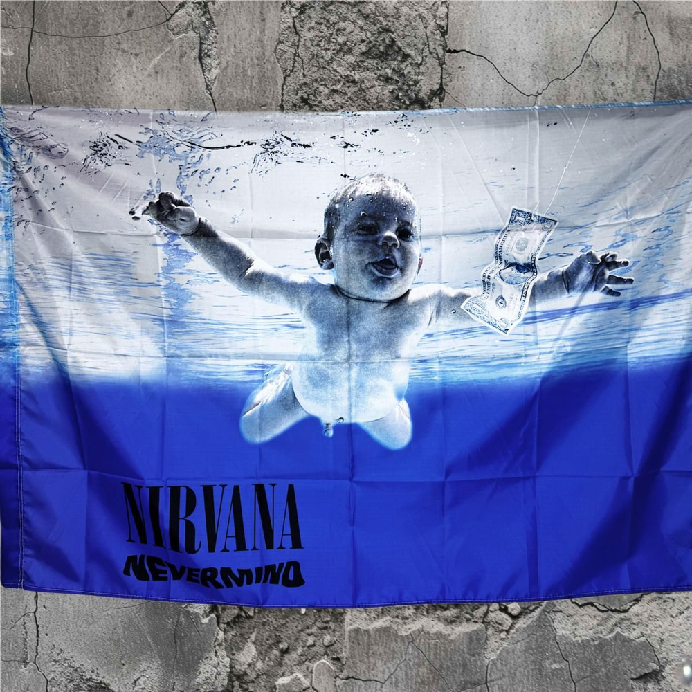 Плакат постер группа "Nirvana" Nevermind #1