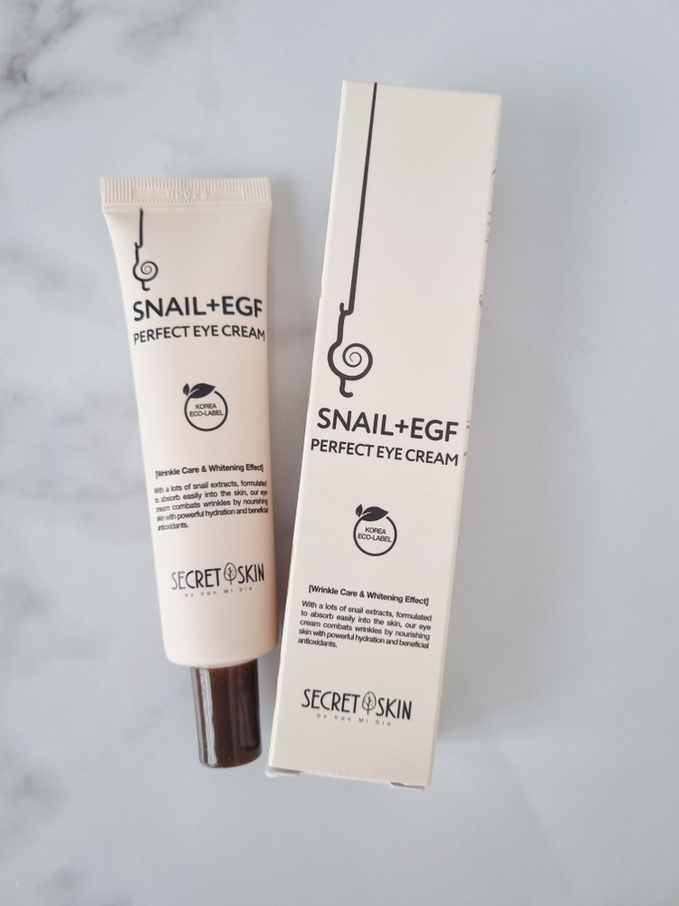 Крем для век с муцином улитки Secret Skin Snail + EGF Perfect Eye Cream #1