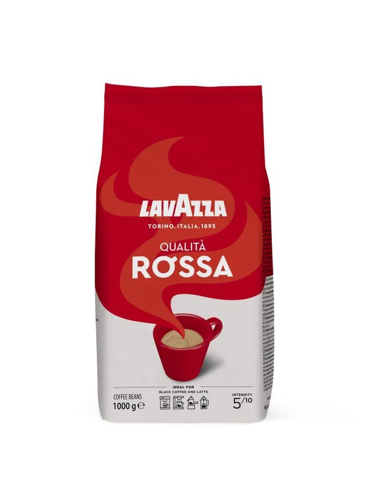 Кофе в зернах Лавацца Qualita Rossa, 1кг #1