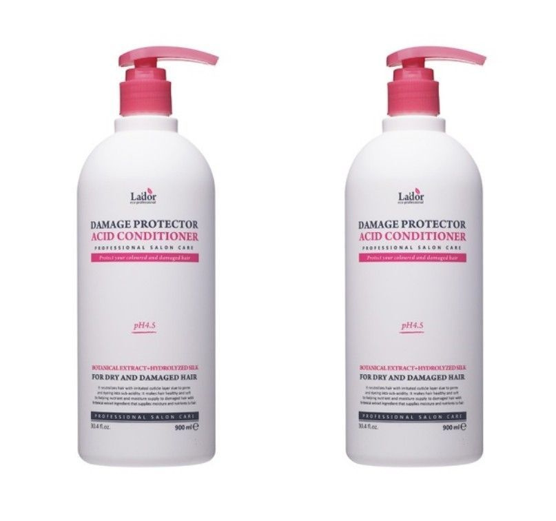 La'dor Защитный кондиционер для поврежденных волос Damage Protector Acid Conditioner, 900 мл, 2 шт  #1