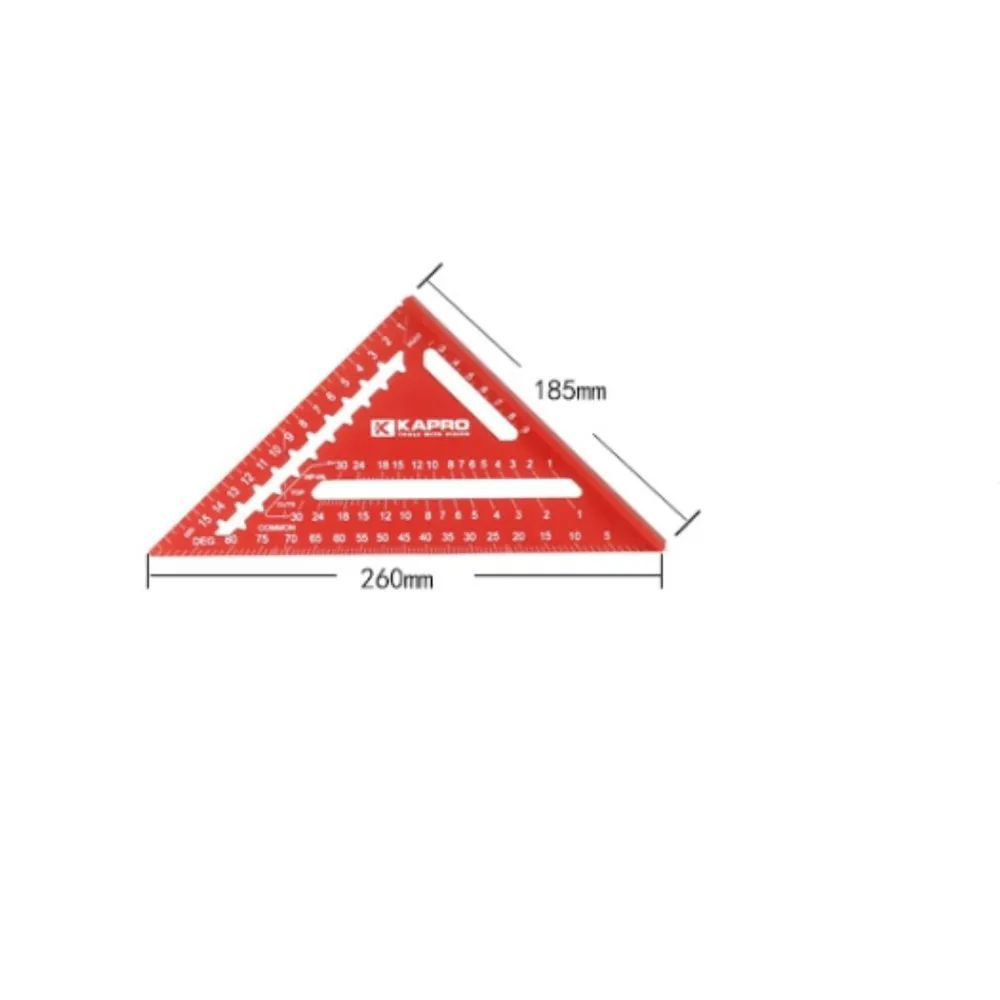 Kapro Линейка/угольник 260мм х 185мм, Алюминий #1