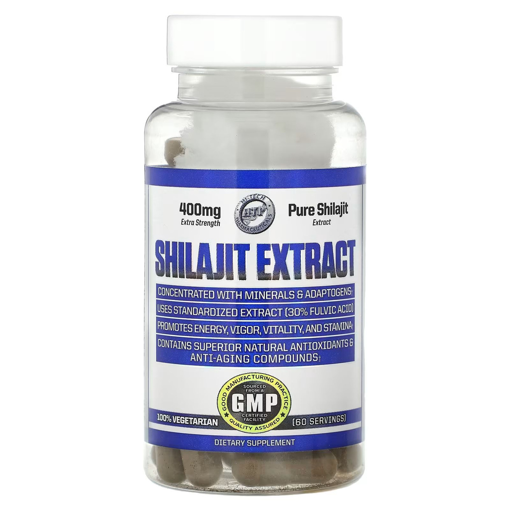 Shilajit Extract 60 капсул Hi-Tech США / Экстракт мумие. Омолаживающее средство и адаптоген.  #1