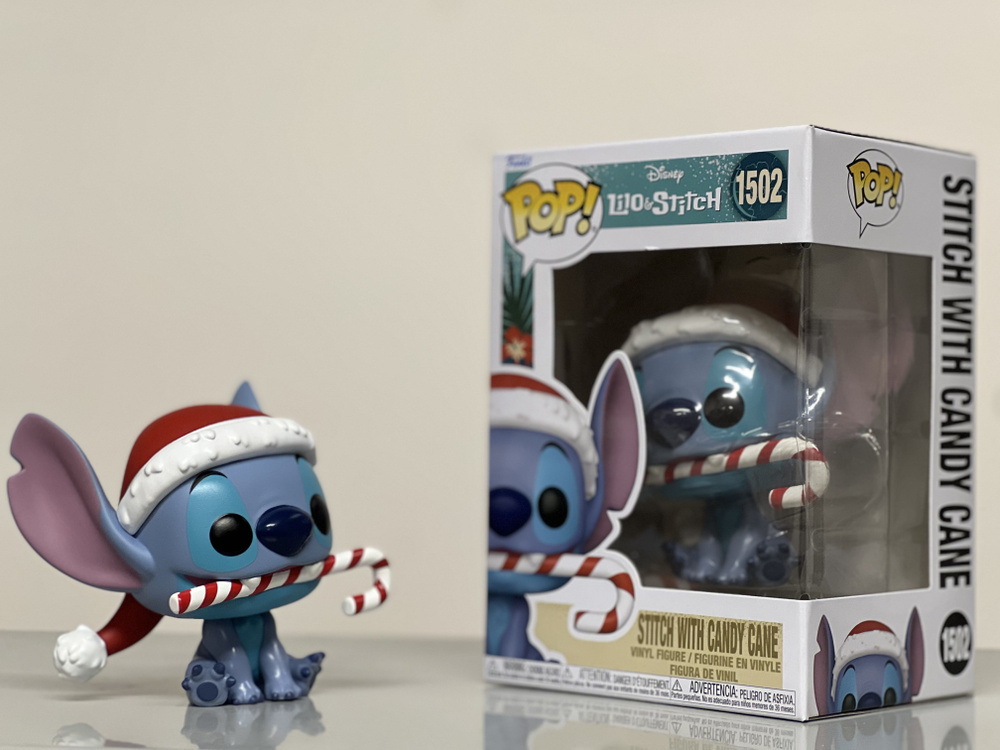 Фигурка Funko Pop! Holiday Stitch with Candy (Игрушка Фанко Поп Стич c конфетой из мультфильма Лило и #1