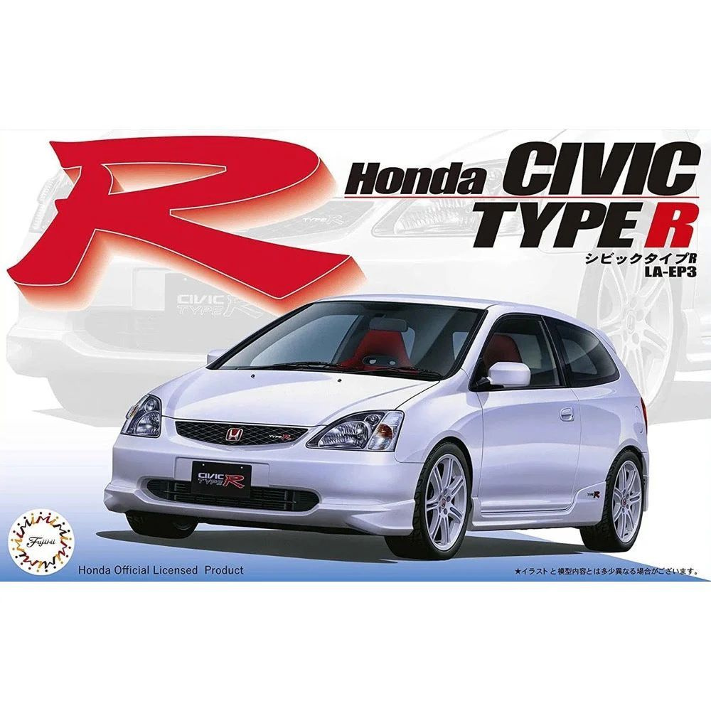 Сборная модель Fujimi 1/24 Honda Civic Type-R LA-EP3 '01 #1