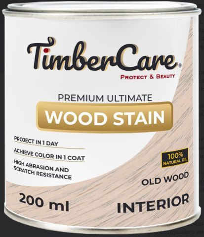 Масло тонирующее высокой прочности для дерева и мебели TimberCare Wood Stain, Старинное Дерево/ Old Wood, #1