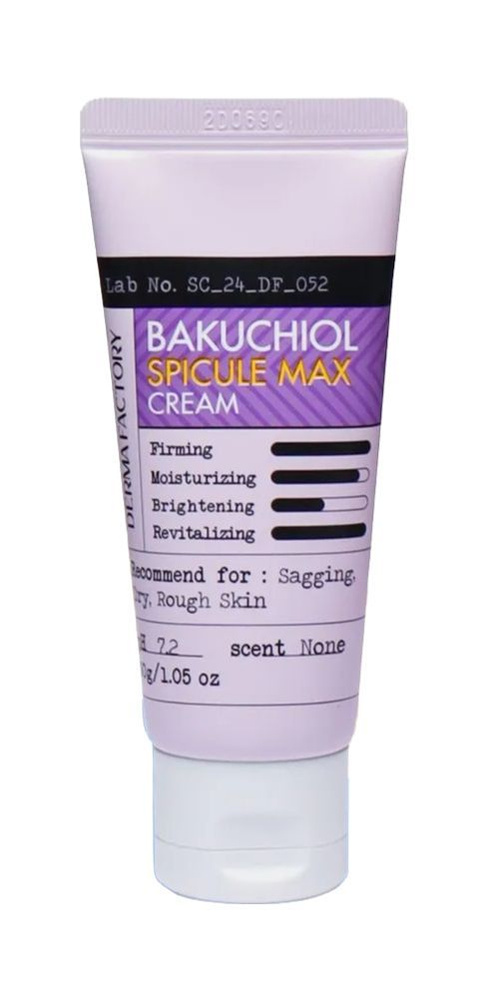 Derma Factory Антивозрастной крем с микроиглами для лица Bakuchiol Spicule Max Cream, с бакучиолом, 30 #1