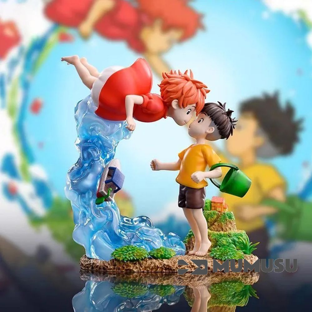 MUMUSU, Аниме Фигурка Рыбка Поньо на утёсе / Ponyo on the Cliff by the Sea 15CM  #1