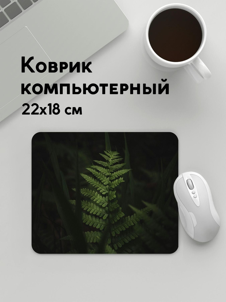 PANiN Коврик для мыши MousePad22x18WC_WC187875, черный матовый, черно-серый  #1