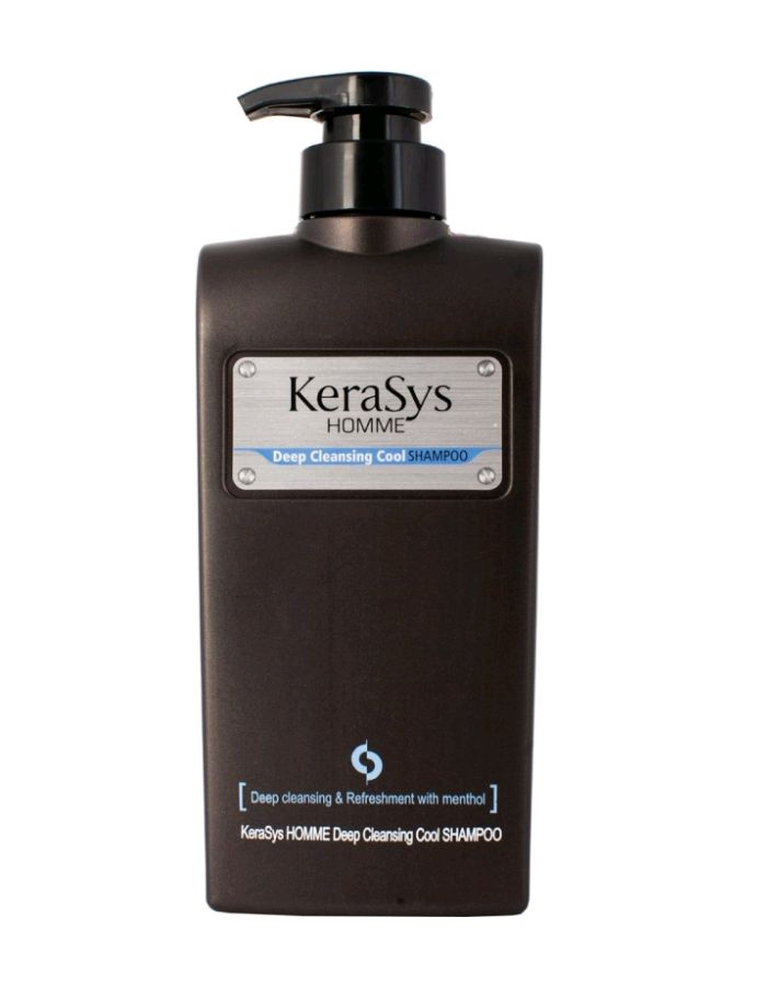 AEKYUNG KERASYS - HOMME - DEEP CLEANSING COOL SHAMPOO Шампунь для волос "Освежающий" 550 мл.  #1