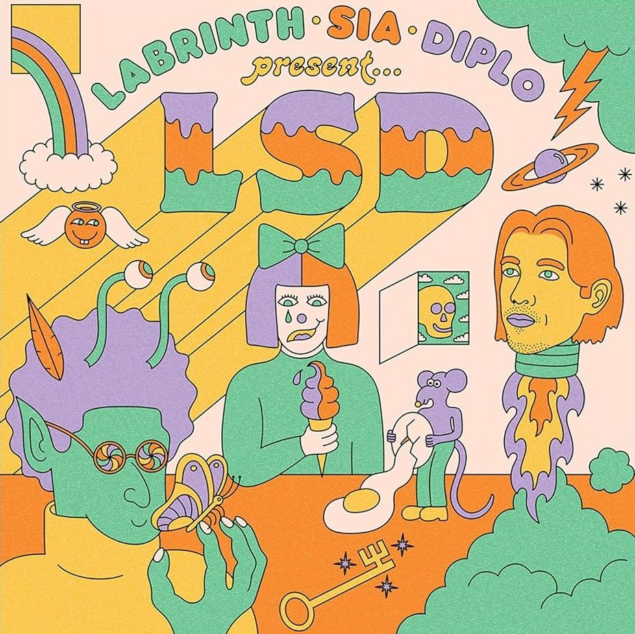 Виниловая пластинка Labrinth Sia Diplo LSD Sea Glass Vinyl LP #1