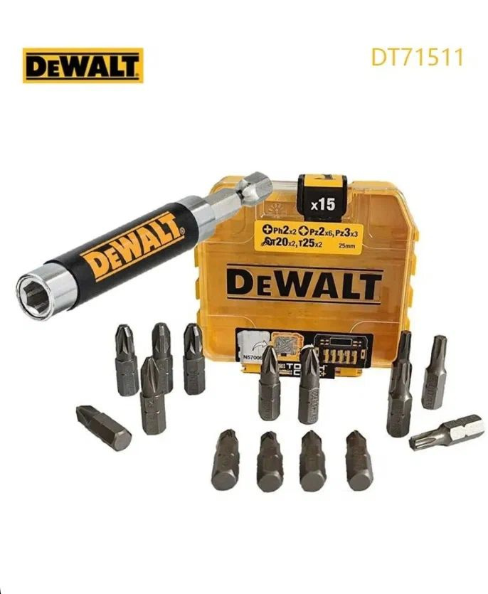 Набор бит DEWALT DT71511, 16в1 #1