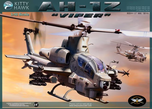 Сборная модель самолета Вертолет AH-1Z Viper KH80125, масштаб 1/48  #1