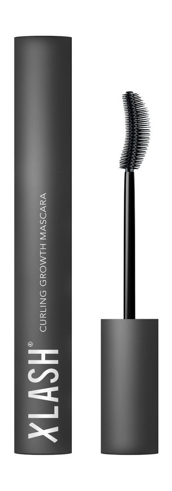 XLASH COSMETICS Xlash Curling Growth Mascara Термотушь подкручивающая с сывороткой для роста ресниц, #1