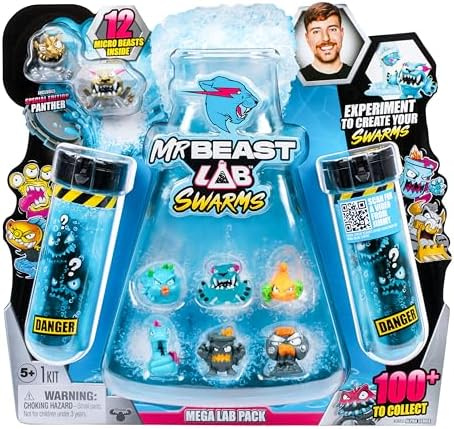 Мистер Бист MrBeast Lab Swarms Mega Lab 12 Pk от Moose Toys #1