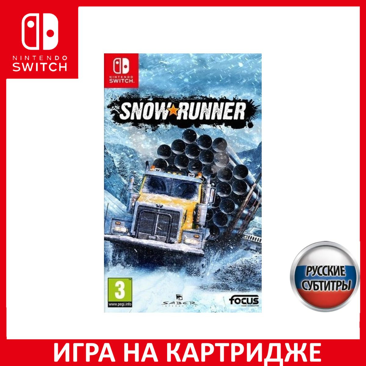 Игра на Картридже SnowRunner Русская Версия (Switch)