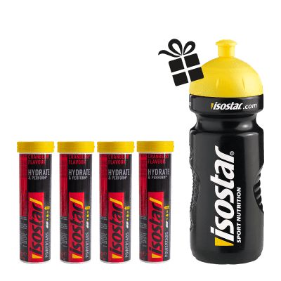 ИзотоническийнапитокIsostarтаблеткиPowertabsКлюква,4шт.,бутылкавподарок